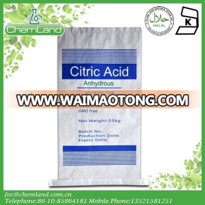 Food Grade Citric Acid Anhydrous Factory Price